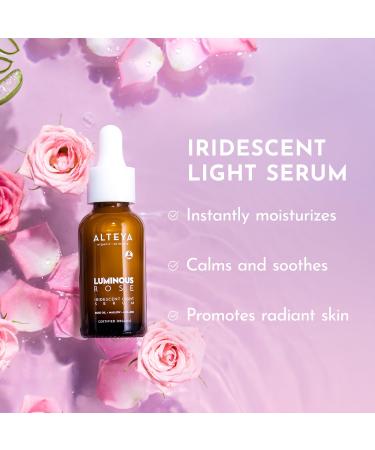 Alteya Organics Luminous Rose Iridescent Light Serum - 1 Fl Oz | Shop Now for Radiant Skin - International Shipping Available - Buy Online on GoSupps.com