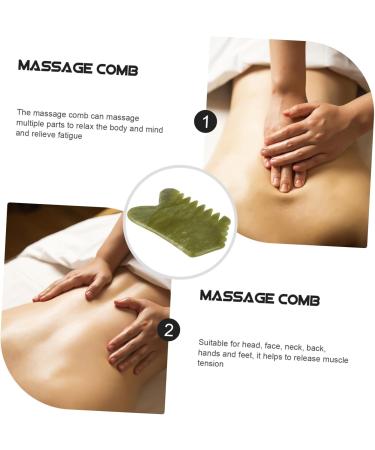 Buy Sewoart Xiuyan-Jade Massage Comb | Jade Skin Care Tools for Gua Sha Facial Treatment & Massage Devices - Buy Online on GoSupps.com