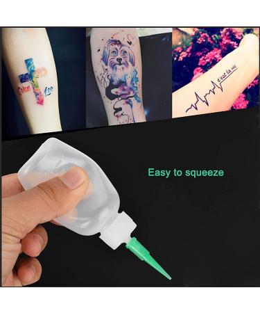 8pcs 1oz Jagua Henna Tattoo Bottle Kit with 16 Blunt Tips for Body Art DIY Project - Buy Online on GoSupps.com