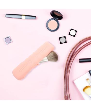 FRCOLOR 4 Pieces Silicone Makeup Brush Bag Silicone Makeup Brush Bag Silicone Makeup Brush Bags Makeup Brush Protector Travel Makeup Tool Bag pink 21x5.5cm - Buy Online on GoSupps.com