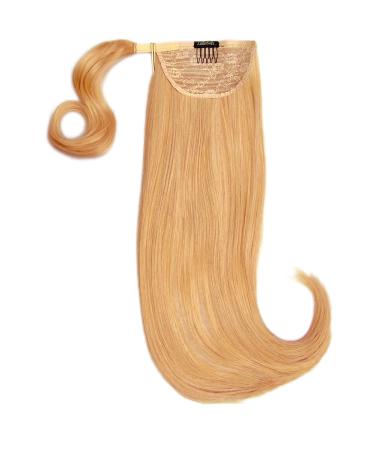 Luxury Gold 22'' 120g Human Hair Pony -18/24 Caramel Blonde