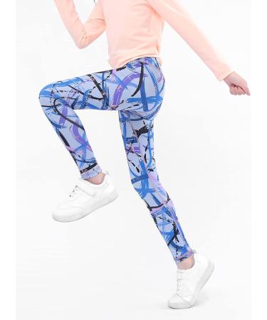 SEAUR Girls Sports Leggings | Long Yoga Pants | Solid Color Tight Jogging & Running Pants | Training Apparel for 90-155 cm - Buy Online on GoSupps.com
