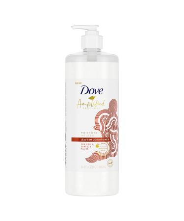 Dove Amplified Textures Leave-in Conditioner for Coils, Curls and Waves with Jojoba Moisture Amplifying Hair Conditioner Blend 33.8 Fl Oz Leave in Conditioner