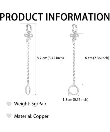 Chendalize Noise Reducing Earplug Earrings - Stylish Ear Plug Holder for Women Perfect for Concerts & Noise Cancelling Silver - Buy Online on GoSupps.com