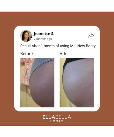 EllaBella Ms. New Booty Scrub - Walnut Exfoliator for Acne Treatment & Keratosis Pilaris Reduction | International Shipping Available - Buy Online on GoSupps.com