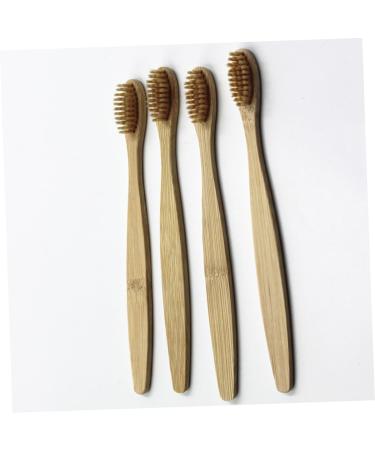 MARMERDO Bamboo Toothbrushes 12 Pack - Natural Soft Bristles Eco-Friendly Travel Set for Oral Health - Buy Online on GoSupps.com