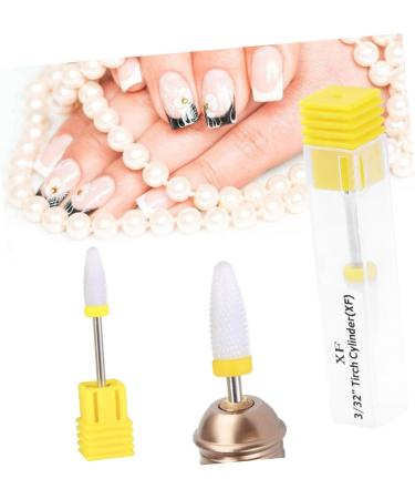 Ipetboom Gel Removal Remove Dead Skin Yellow Color Nail Kiy Nailflo Manicure Tool Finger Nails Nailifi Anti Rust Rust-resistant Yellowja Nail Drill Bits Polisher Grinding Head Nail Polish medium Yellow - Buy Online on GoSupps.com