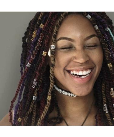 175 Pcs Hair Jewelry for Locs Dreadlock - Metal Hair Cuffs, Rings, Beads, and Clips - Braid Accessories - Buy Online on GoSupps.com