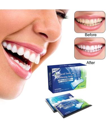 Arinda 14/7Pcs Gel Teeth Whitening Strips Kit for White Teeth Veneers - Oral Hygiene Care - Buy Online on GoSupps.com