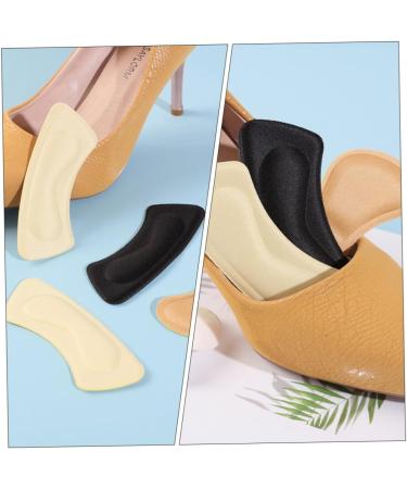 NOLITOY Anti-Drop Heel Pads - 3 Pairs High Heel Inserts Comfort Foam Cushion Foot Care Shoe Grips & Liners for Perfect Fit - Buy Online on GoSupps.com