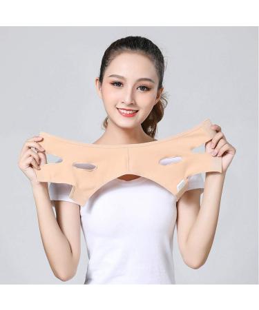 V Face Slimming Belt - Facial Lifting Double Chin Strap for Weight Loss & Skin Care | Ultra-Thin Chin Firming Wrap - Buy Online on GoSupps.com