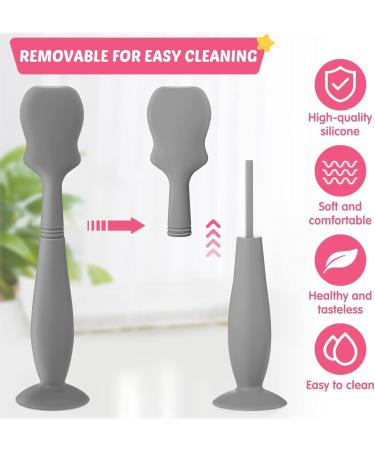 Baby Diaper Cream Spatulas Baby Diaper Rash Cream Applicator With Suction Cup And Humanized Handle Silicone Brush Multi-Purpose Tool BPA-Free Butt Paste Spatula For Newborn Baby Pink - Buy Online on GoSupps.com