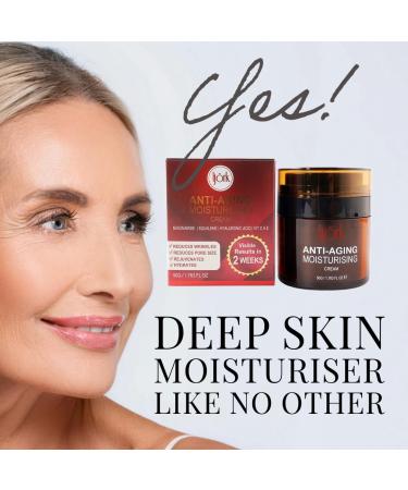 Face and Neck Anti-Aging and Anti Wrinkle For Women | Hydrating & Firming Skincare for Women | Anti-Aging Wrinkle Cream for Face and Neck with Hyaluronic Acid Collagen Squalene Vitamin C A & E - Buy Online on GoSupps.com