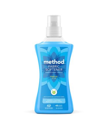 Method Fabric Softener, Fresh Air, 53.5 Ounce, 45 Loads, 1 pack, Packaging May Vary