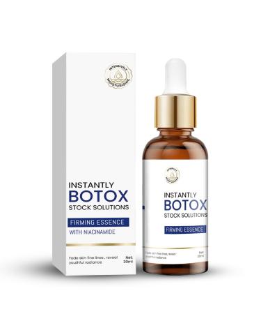 Botox Stock Solution Facial Serum Botox in A Bottle Botox Face Serum Anti Aging & Instant Face Tightening Botox for Face Serum Boost Skin Collagen Reduce Wrinkles & Plump Skin 1fl.oz