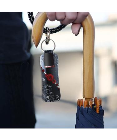 Lip Balm Keyring for Women Girls Gothic Rose - Buy Online on GoSupps.com