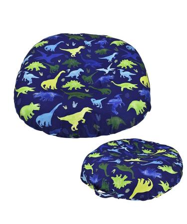Dinosaur Blue Lounger Cover for Baby | Breathable & Reusable Slipcover - Buy Online on GoSupps.com