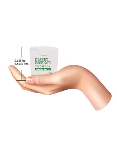 Desert Essence Tea Tree Oil Dental Tape - Waxed 30 Yds for Fresh Breath & Healthy Gums - Buy Online on GoSupps.com