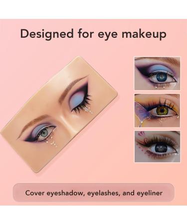 4 Sets Eye Makeup Practice Board Reusable Easy Coloring Simulation Skin Texture Eye Closing 3D Eye Makeup Practice Board - Buy Online on GoSupps.com