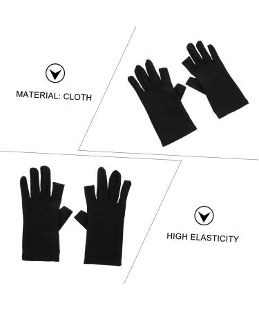 POPETPOP 1 Pair Ladies Sun Protection Gloves Anti Gloves Salon Manicure Glove Light Gloves for Nail Gloves Womens glives Manicure Mitts wear Miss Cosmetic Cloth Ultra Violet Light 21x7.5x0.8cm - Buy Online on GoSupps.com