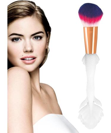 Cheek Makeup Brush | Face Foundation Brush - Soft Tricolor Bristles Foundation Setting Brush Ergonomic Silica Gel Handle Nylon Hair For Women Frifer - Buy Online on GoSupps.com