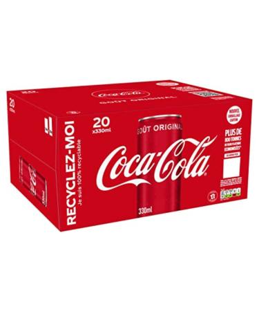COCA-COLA Original Boisson gazeuse aux extraits v g taux 20 x 33 cl
