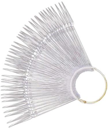 Lurrose Nail Display Card - 100PCS Nail Tip Palette Board & Color Display Plastic Polish Board for Perfect Nail Art Showcase - Buy Online on GoSupps.com