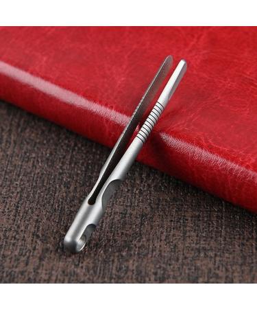 Premium Titanium Tweezers - Mini Survival & Portable Non-Slip Tweezers for Camping Hiking & Daily Use - Buy Online on GoSupps.com