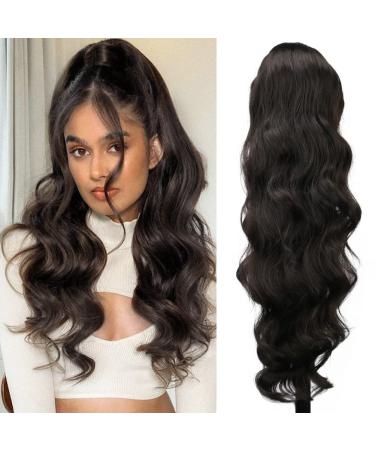 Pferdeschwanz hair part black ponytail extension curl with cord strain long hair extension clip in extensions natural black wavy afro hair 2# 60cm al049b 65cm wavy natural black - Buy Online on GoSupps.com