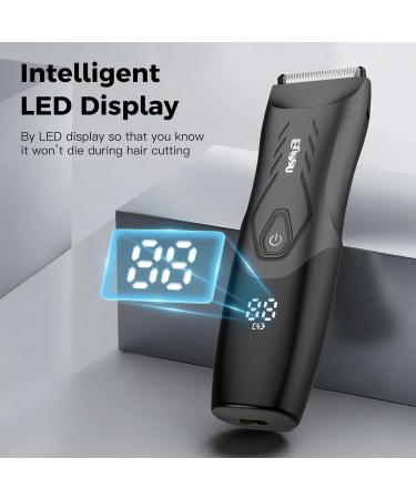 ENSSU Hair Clippers for Men - Skin-Safe Beard Trimmer with Wireless Charging & Ceramic Blade - Rechargeable Electric Razor for Body Grooming - Buy Online on GoSupps.com