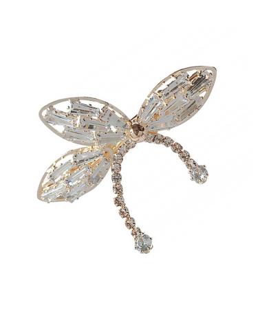 minkissy 1pc Hairpin Rhinestone Clip Women Hair Clip Fashion Non- Hair Clamps Party Headdress Rhinestone Headpiece Fashion Non-slip Hair Clamps Rhinestones Side Clip Delicate Miss