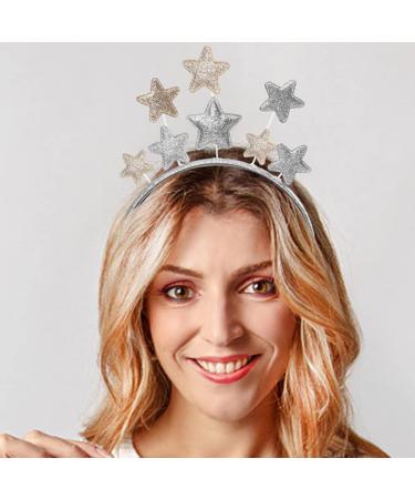 Beaupretty Glitter Star Headband Set - Sparkly Hair Bands for Women and Girls | Party Hair Accessories - Buy Online on GoSupps.com