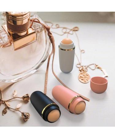 Lurrose 2pcs Facial Oil Absorb Roller - Volcanic Stone Oil Control Face Massage Tool for Men & Women | International Shipping - Buy Online on GoSupps.com