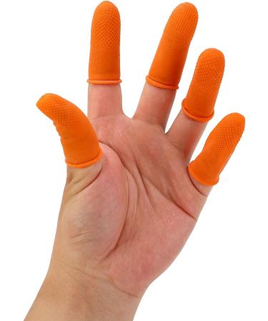 100 Pcs Disposable Latex Finger Cots - Non-Slip Wear-Resistant Finger Protectors for Safe Use - Large Size Finger Covers for Protection - Buy Online on GoSupps.com