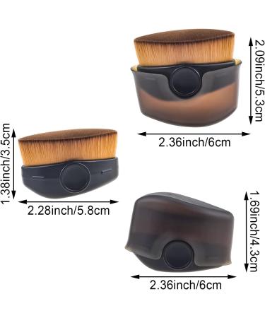 Foundation Makeup Brush Dolphin shape Kabuki Hexagon Face Blush Liquid Powder Foundation Brush - Buy Online on GoSupps.com