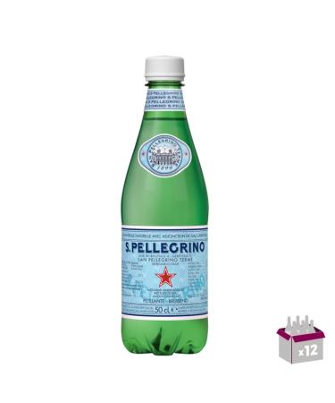 San Pellegrino - Eau min rale naturelle gazeuse - 12 x 50 cl