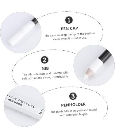 Hemoton 48 Pcs Eyeliner Pencil Makeup Eyeliner Applicator Makeup Pen Silkworm Pen Eyeshadow Pencil Eyeliner Brush Makeup Highlighter - Buy Online on GoSupps.com