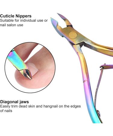 Cuticle Pusher Stainless Steel Cuticle Nippers for Remove Dead Skin for Manicure for Exfoliating for Foot Care - Buy Online on GoSupps.com