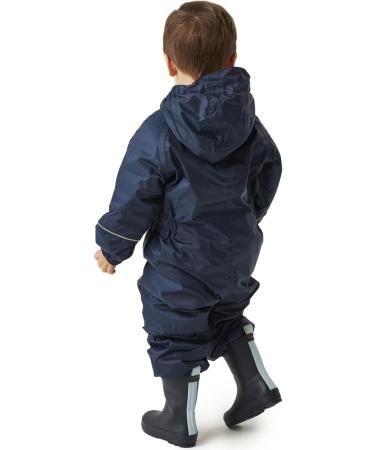 Regatta Kids Splosh III Waterproof Puddle Suit - Navy, 6-12 Months - Buy Online on GoSupps.com