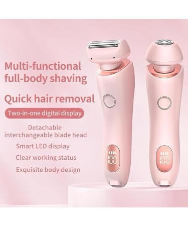 Duskofficial Razor The Glide Pro 3.0 razor Painless Shave Wet Dry Use Rechargeable with Detachable Head for Womens Legs Underarm Face Pubic Hairs (2PCS-2) - Buy Online on GoSupps.com