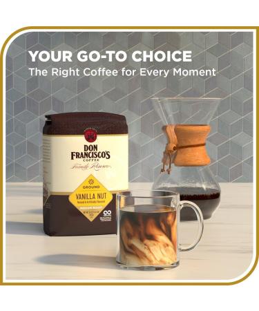 Don Francisco's Caf moulu aromatis la vanille et aux noix - Sac de 590 ml - Buy Online on GoSupps.com