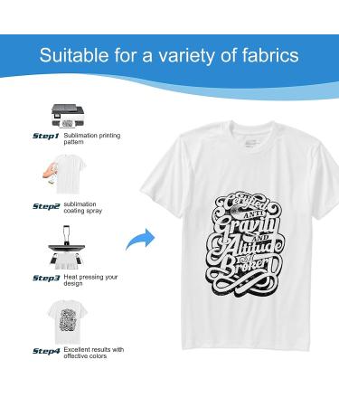 Sublimation Coating Spray for Cotton T-Shirts, Fabric, Paper, Wood - 100ml | Quick Dry, Full Gloss Finish - Buy Online on GoSupps.com