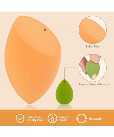 Mini LARGE Make Up Beauty Sponges Blender-Product contains: 12pac Mini and 2pac Small Make Up Beauty Sponges - Buy Online on GoSupps.com