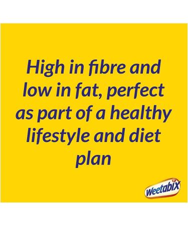 Weetabix Wholegrain Breakfast Cereal Baked with Lyle's Golden Syrup High Fibre Low in Fat and Salt 100% British Wholegrain Wheat Suitable for Vegetarians - Buy Online on GoSupps.com