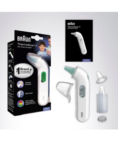 Braun ThermoScan 4 Digital Ear Thermometer | Accurate Fever Guidance for Babies Toddlers & Adults | IRT3515 - Buy Online on GoSupps.com