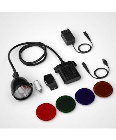 GearOZ 80000LUX 10W LED Coon Hunting Headlamp with 4 Filters - Rechargeable, Explosion Proof, Bright Light for Night Working, Coyotes, Hog Predators, Mining, Camping - Buy Online on GoSupps.com