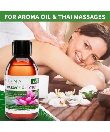 KitaMa Aroma Lotus Massage Oil - 500ml Nourishing Relaxation Body Care Oil for Massage - Thai Aroma Oil for International Shipping - Buy Online on GoSupps.com