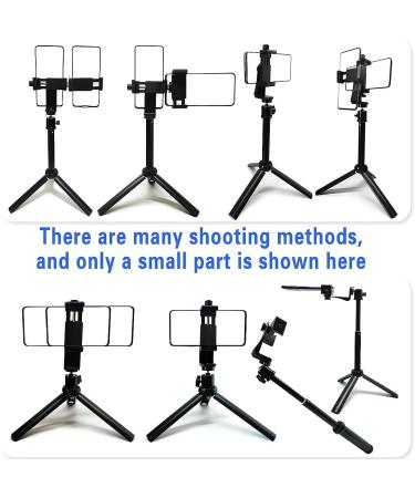 Neewer Teleprompter Kit with Double Phone Holder for Video Recording - Collapsible Design for Easy Storage and Transport - Buy Online on GoSupps.com