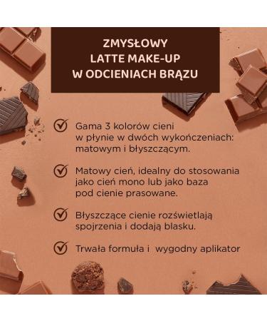 Eveline Cosmetics Choco Glamour Liquid Eyeshadow Stick | Shimmer Cream Eyeshadow Pencil | Waterproof Smoky Eye Makeup for Women & Girls - Buy Online on GoSupps.com