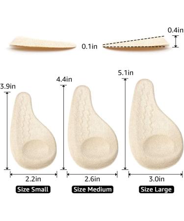 Dr. Shoesert Supination & Over-Pronation Inserts - 2 Pairs, Medium Size - Foot Alignment, Knee Pain Relief, Osteoarthritis Support - Women's 8-11.5|Men's 6-10.5 - 4 Count - Buy Online on GoSupps.com